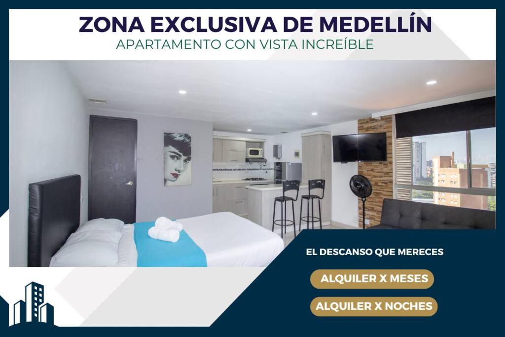 Avenida Poblado, Loft with 24H Parking, Fast Wifi 506
