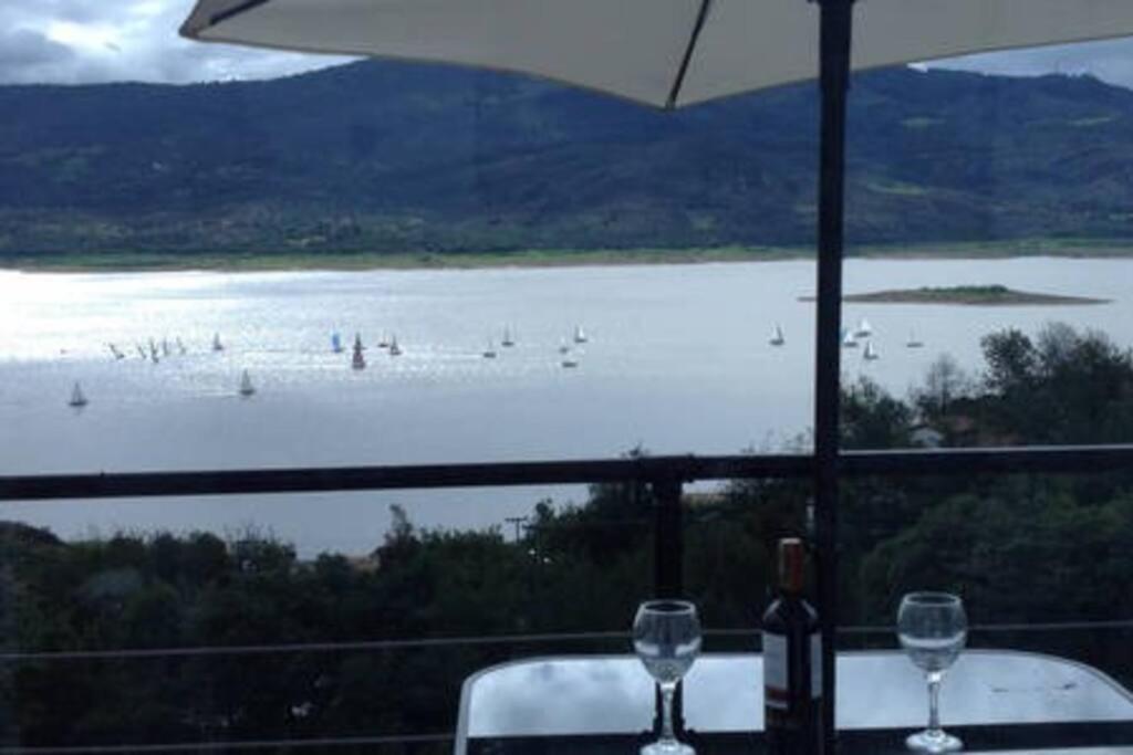 Cabaña vista al lago Tomin? y Naturaleza Guatavita