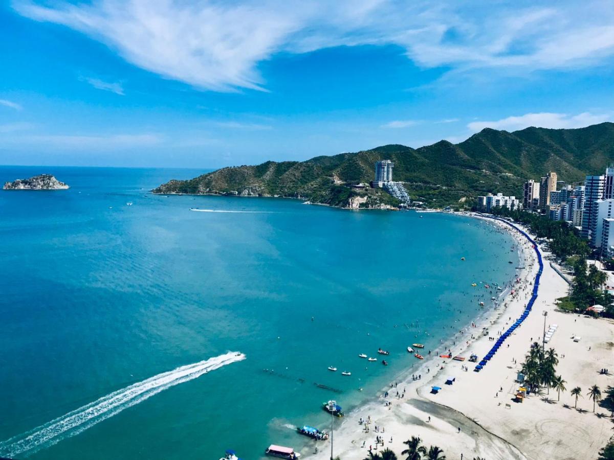 Espectacular vista a la playa el Rodadero