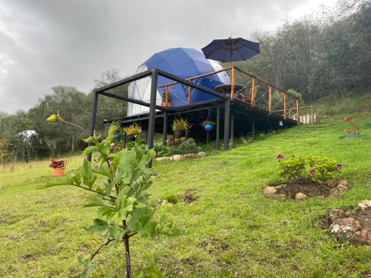 Glamping blue.